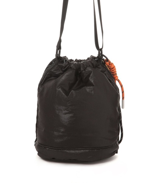 PORTER 巾着メッシュショルダーバッグ ブラック SCREEN(スクリーン) DRAWSTRING BAG | 吉田カバンホームページ