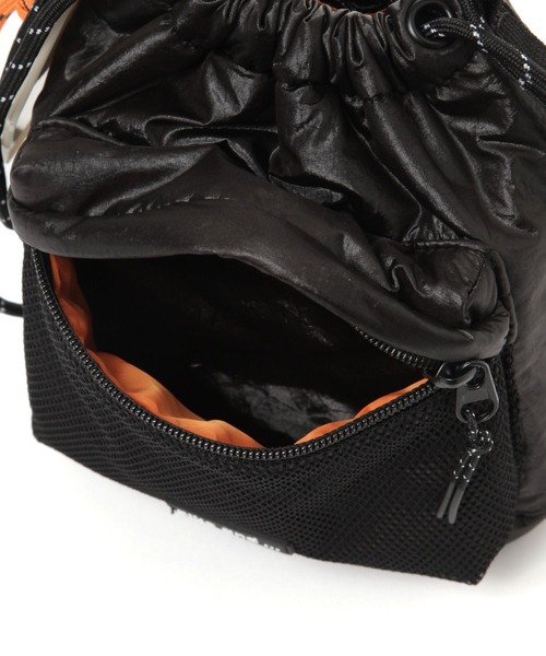 PORTER 巾着メッシュショルダーバッグ ブラック SCREEN(スクリーン) DRAWSTRING BAG | 吉田カバンホームページ