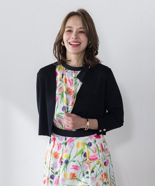 うーたん Viaggio Blu ルシンダボレロカーディガン セール】ルシンダボレロカーディガン≪手洗い可能≫（ニット