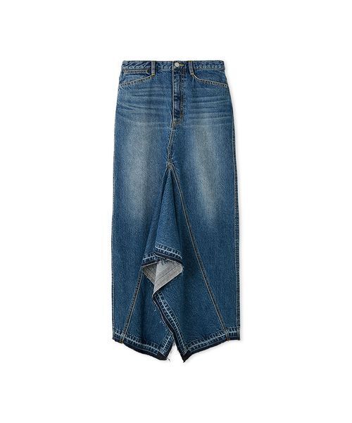 styling/(スタイリング)の「ヘムフレア2WAYデニムスカート(デニムスカート・レディース・ブルー/ブラック・0/1)」の1枚目の写真