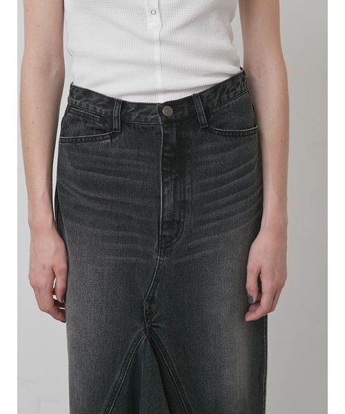 styling/(スタイリング)の「ヘムフレア2WAYデニムスカート(デニムスカート・レディース・ブルー/ブラック・0/1)」の7枚目の写真