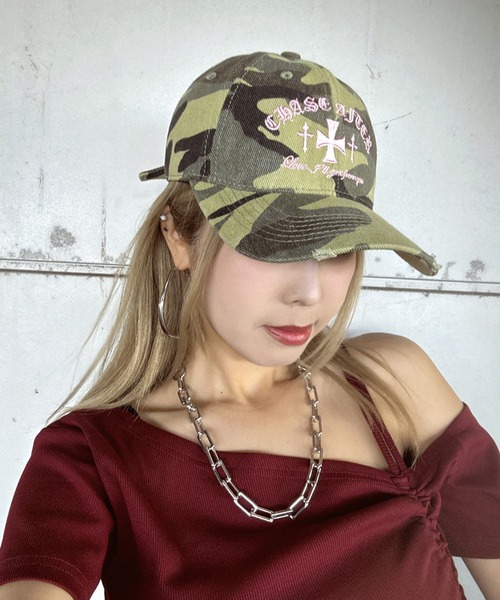 迷彩刺繍キャップ ダメージあり Amazon | アメリカ陸軍 迷彩野球スタイル 刺繍帽子 旗 米国