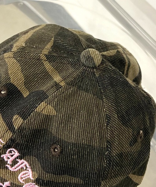 セール】迷彩柄刺繍クロスロゴキャップ（キャップ）｜rire（リル）の