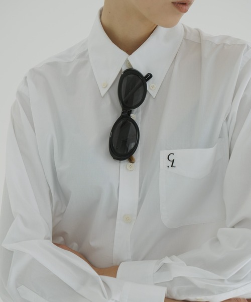 LOGO BUTTON-DOWN BASIC SHIRTS（シャツ/ブラウス）｜CLANE