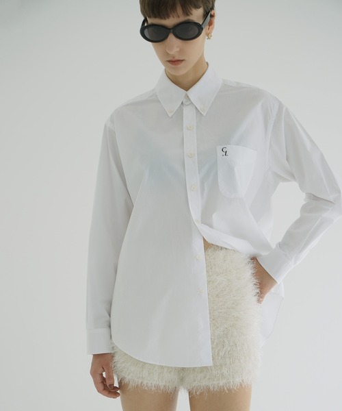 LOGO BUTTON-DOWN BASIC SHIRTS（シャツ/ブラウス）｜CLANE