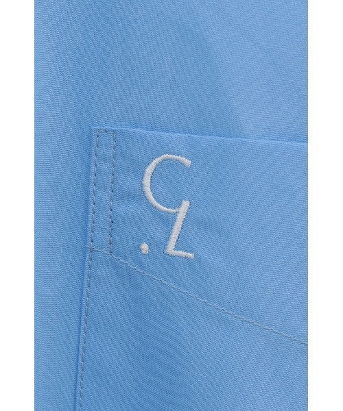 CLANE（クラネ）の「LOGO BUTTON-DOWN BASIC SHIRTS（シャツ/ブラウス・レディース・その他/サックスブルー/ホワイト・1/2）」の21枚目の写真