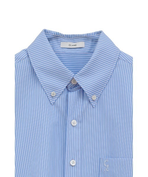 トップス CLANE LOGO BUTTON-DOWN BASIC SHIRTS LOGO BUTTON-DOWN BASIC SHIRTS｜TOPS(トップス)｜CLANE