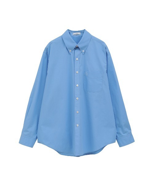 CLANE（クラネ）の「LOGO BUTTON-DOWN BASIC SHIRTS（シャツ/ブラウス・レディース・その他/サックスブルー/ホワイト・1/2）」の15枚目の写真