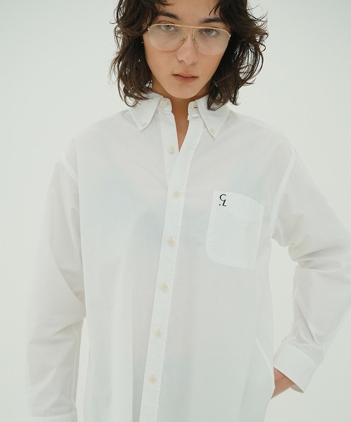 LOGO BUTTON-DOWN BASIC SHIRTS（シャツ/ブラウス）｜CLANE（クラネ 