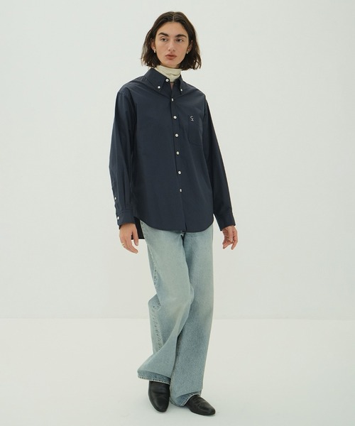 LOGO BUTTON-DOWN BASIC SHIRTS（シャツ/ブラウス）｜CLANE（クラネ 