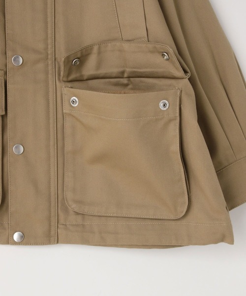 LOWRYS FARM（ローリーズファーム）の「ハンティングジャケット　 570482（ミリタリージャケット・キッズ・ベージュ/ブラック・110cm/120cm/130cm/140cm/150cm）」の13枚目の写真