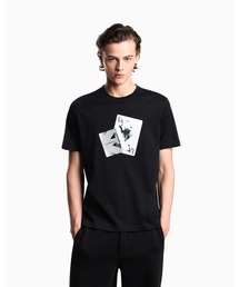 エンポリオアルマーニ EA7 ラバーロゴ Tシャツ EMPORIO ARMANI エンポリオアルマーニ EA7 袖テープロゴ Tシャツ