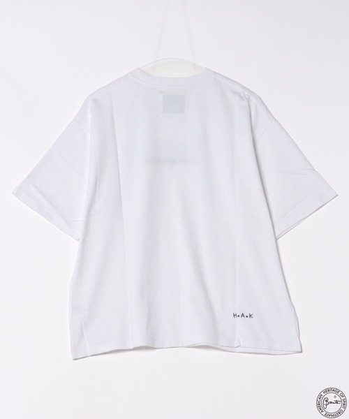 H.A.K（ハク）の「H．A．K×BRENTS　プレミアム天竺Tシャツ（Tシャツ/カットソー・レディース・チャコール/ホワイト/ブラック・FREE）」の4枚目の写真
