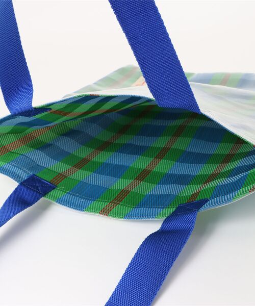 THEATRE PRODUCTS（シアタープロダクツ）の「PVCマーケットバッグ（トートバッグ・レディース・ブルー/ピンク/イエロー・FREE）」の5枚目の写真