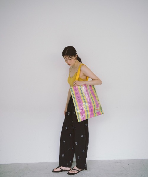 THEATRE PRODUCTS（シアタープロダクツ）の「PVCマーケットバッグ（トートバッグ・レディース・ブルー/ピンク/イエロー・FREE）」の9枚目の写真