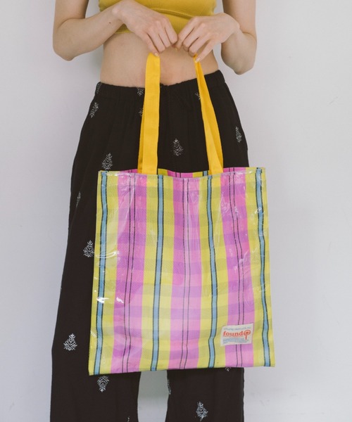 THEATRE PRODUCTS（シアタープロダクツ）の「PVCマーケットバッグ（トートバッグ・レディース・ブルー/ピンク/イエロー・FREE）」の12枚目の写真