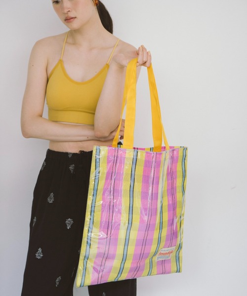 THEATRE PRODUCTS（シアタープロダクツ）の「PVCマーケットバッグ（トートバッグ・レディース・ブルー/ピンク/イエロー・FREE）」の13枚目の写真
