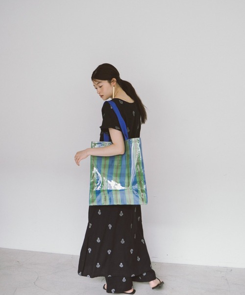 THEATRE PRODUCTS（シアタープロダクツ）の「PVCマーケットバッグ（トートバッグ・レディース・ブルー/ピンク/イエロー・FREE）」の15枚目の写真