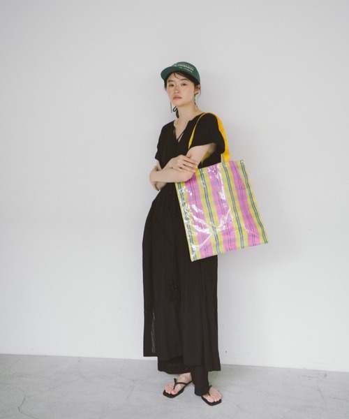 THEATRE PRODUCTS（シアタープロダクツ）の「PVCマーケットバッグ（トートバッグ・レディース・ブルー/ピンク/イエロー・FREE）」の21枚目の写真