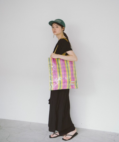 THEATRE PRODUCTS（シアタープロダクツ）の「PVCマーケットバッグ（トートバッグ・レディース・ブルー/ピンク/イエロー・FREE）」の22枚目の写真