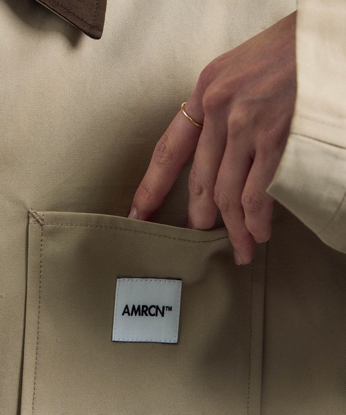 AMERICANA（アメリカーナ）の「【Americana（アメリカーナ） for SALON】別注カバーオール / シャツジャケット（ブルゾン・レディース・ベージュ系その他・FREE）」の4枚目の写真