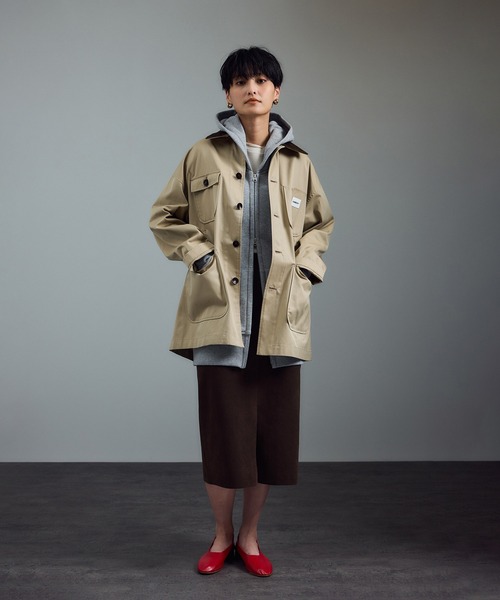 AMERICANA（アメリカーナ）の「【Americana（アメリカーナ） for SALON】別注カバーオール / シャツジャケット（ブルゾン・レディース・ベージュ系その他・FREE）」の5枚目の写真