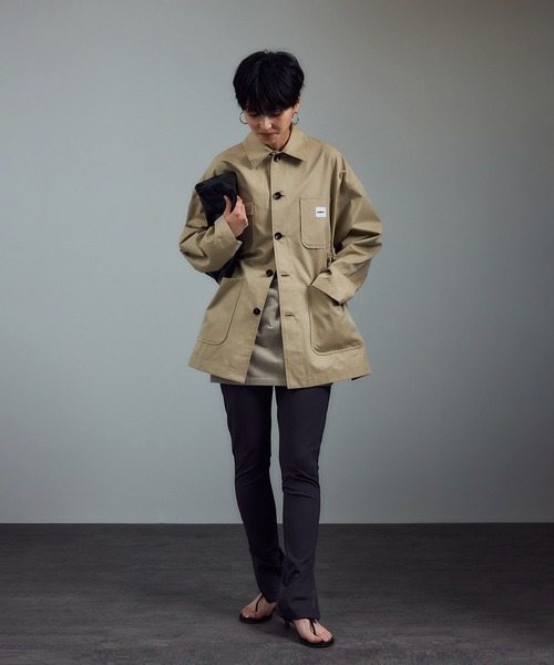 AMERICANA（アメリカーナ）の「【Americana（アメリカーナ） for SALON】別注カバーオール / シャツジャケット（ブルゾン・レディース・ベージュ系その他・FREE）」の7枚目の写真