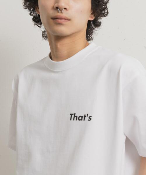 THE GOODLAND MARKET（ザグッドランドマーケット）の「『別注』That’s×TGM　The Tee TGM（Tシャツ/カットソー・メンズ・ベージュ/ホワイト/ブラック・MEDIUM/LARGE/X-LARGE）」の5枚目の写真