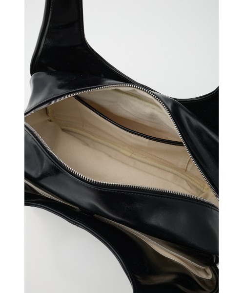 MOUSSY（マウジー）の「DOUBLE HANDLE ZIP バッグ（ハンドバッグ・レディース・レッド/ブラック・FREE）」の9枚目の写真