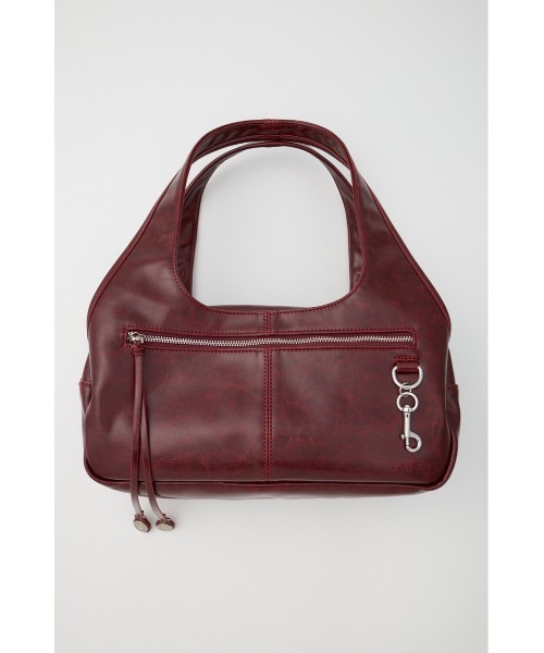 MOUSSY（マウジー）の「DOUBLE HANDLE ZIP バッグ（ハンドバッグ・レディース・レッド/ブラック・FREE）」の13枚目の写真