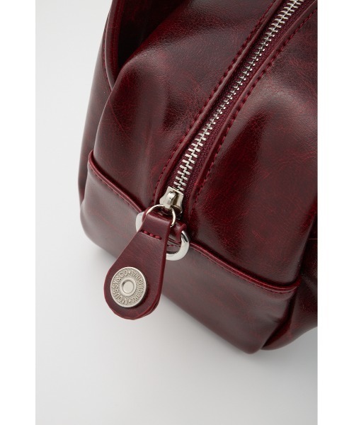 MOUSSY（マウジー）の「DOUBLE HANDLE ZIP バッグ（ハンドバッグ・レディース・レッド/ブラック・FREE）」の19枚目の写真