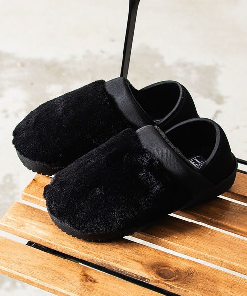 MEI（メイ）の「【MEI メイ】FUR MOC SHOES ファー モックシューズ / Lady’s（スリッポン・レディース・グレー/レオパード/ブラック/ベージュ・L/M/S）」の2枚目の写真