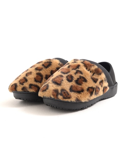MEI（メイ）の「【MEI メイ】FUR MOC SHOES ファー モックシューズ / Lady’s（スリッポン・レディース・グレー/レオパード/ブラック/ベージュ・L/M/S）」の20枚目の写真