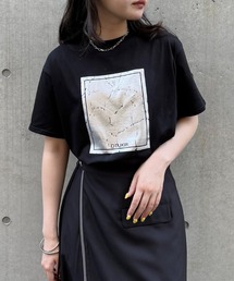 【SALE】&g'aime アンジェム　カーブレース切替Tシャツ　980-66107 &g'aime｜アンジェムのTシャツ/カットソー通販 - ZOZOTOWN