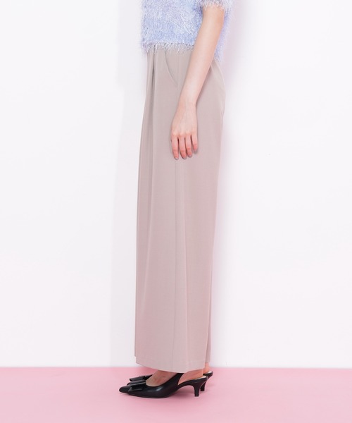 JILL by JILL STUART(ジルバイジルスチュアート)の「◇細ベルト付きワイドパンツ(その他パンツ・レディース・グレー/ピンク/ベージュ・MEDIUM/SMALL)」の9枚目の写真