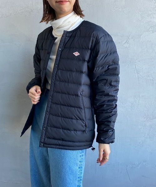 DANTON（ダントン）の「[DANTON/ダントン] インナーダウン クルーネックジャケット（ダウンジャケット/コート・レディース・ブラック/チャコールグレー/サンドベージュ・L/M/S）」の11枚目の写真