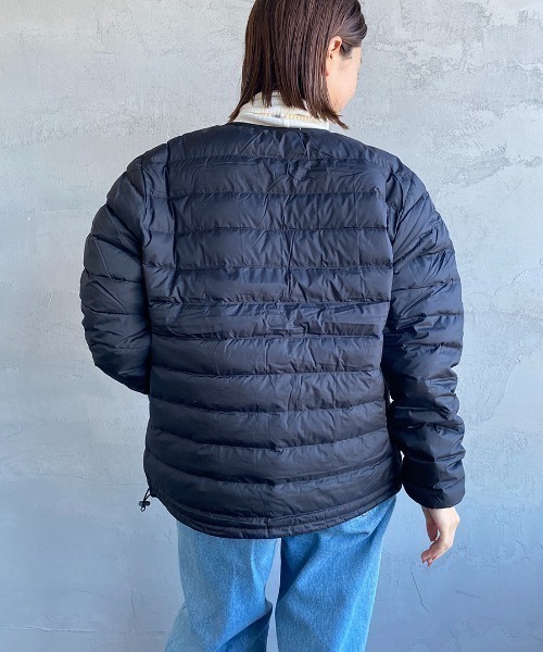 DANTON（ダントン）の「[DANTON/ダントン] インナーダウン クルーネックジャケット（ダウンジャケット/コート・レディース・ブラック/チャコールグレー/サンドベージュ・L/M/S）」の13枚目の写真