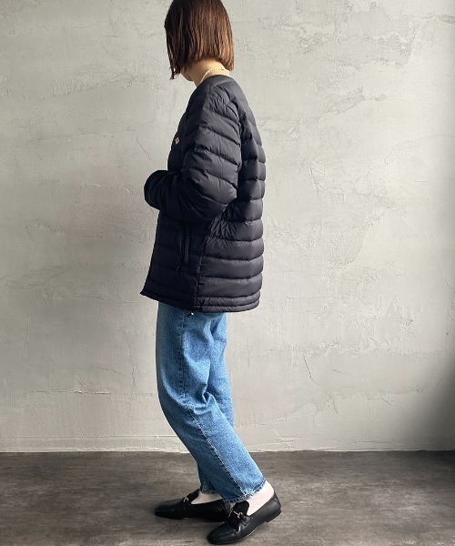 DANTON（ダントン）の「[DANTON/ダントン] インナーダウン クルーネックジャケット（ダウンジャケット/コート・レディース・ブラック/チャコールグレー/サンドベージュ・L/M/S）」の19枚目の写真