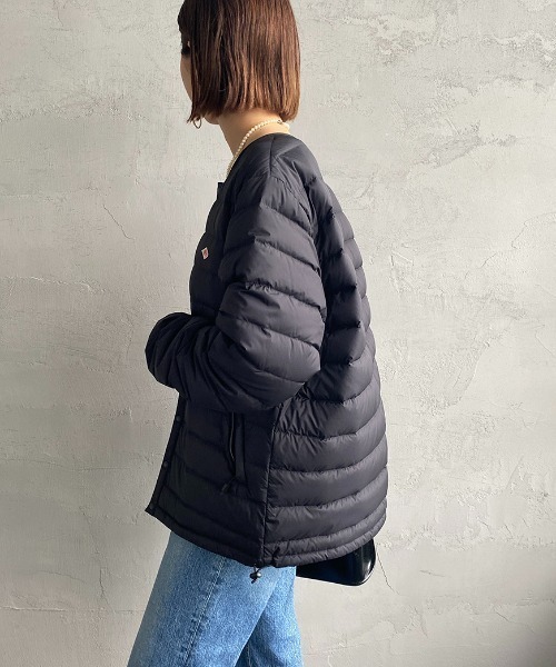 DANTON（ダントン）の「[DANTON/ダントン] インナーダウン クルーネックジャケット（ダウンジャケット/コート・レディース・ブラック/チャコールグレー/サンドベージュ・L/M/S）」の16枚目の写真