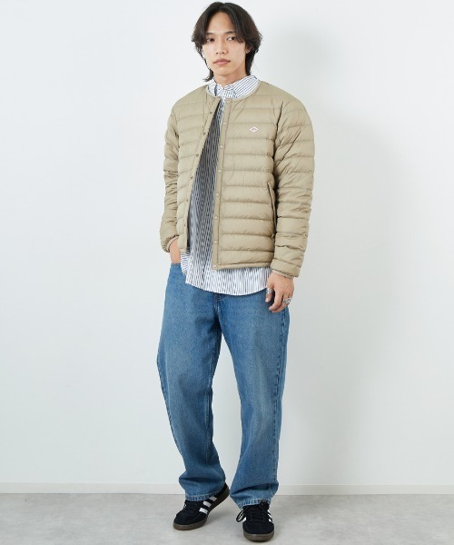 DANTON（ダントン）の「[DANTON/ダントン] インナーダウン クルーネックジャケット（ダウンジャケット/コート・レディース・ブラック/チャコールグレー/サンドベージュ・L/M/S）」の10枚目の写真