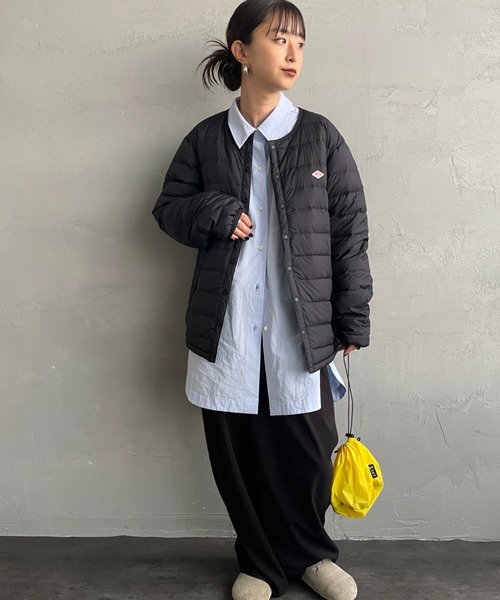 DANTON/ダントン] インナーダウン クルーネックジャケット（ダウン