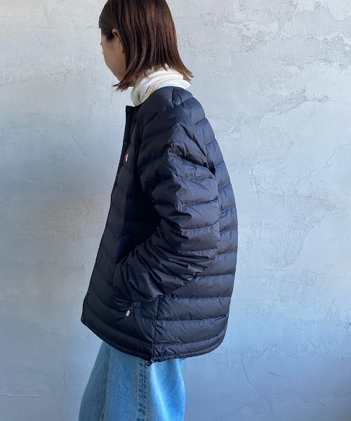 DANTON（ダントン）の「[DANTON/ダントン] インナーダウン クルーネックジャケット（ダウンジャケット/コート・レディース・ブラック/チャコールグレー/サンドベージュ・L/M/S）」の22枚目の写真