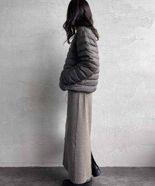 DANTON/ダントン] インナーダウン クルーネックジャケット