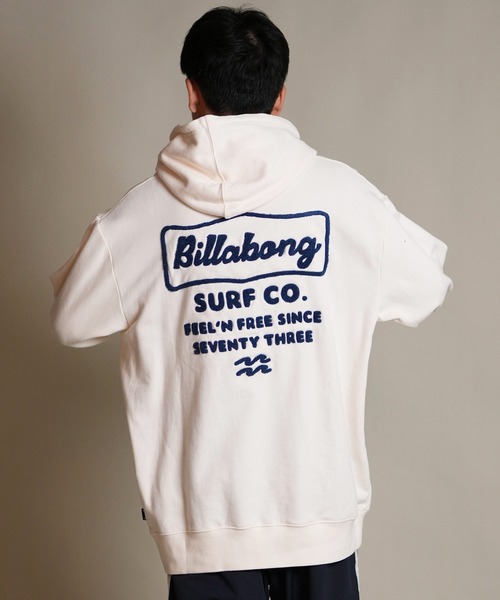 BILLABONG（ビラボン）の「BILLABONG/ビラボン プルオーバー/パーカー バックデザイン サガラ刺繍 BF012-007（パーカー・メンズ・ブラック/クリーム/グリーン・L/M/XL）」の12枚目の写真