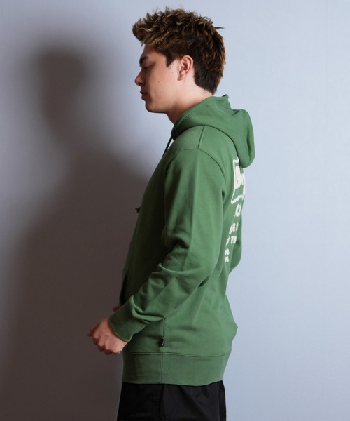 BILLABONG（ビラボン）の「BILLABONG/ビラボン プルオーバー/パーカー バックデザイン サガラ刺繍 BF012-007（パーカー・メンズ・ブラック/クリーム/グリーン・L/M/XL）」の17枚目の写真