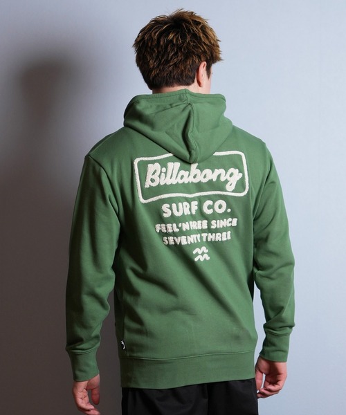 BILLABONG（ビラボン）の「BILLABONG/ビラボン プルオーバー/パーカー バックデザイン サガラ刺繍 BF012-007（パーカー・メンズ・ブラック/クリーム/グリーン・L/M/XL）」の18枚目の写真
