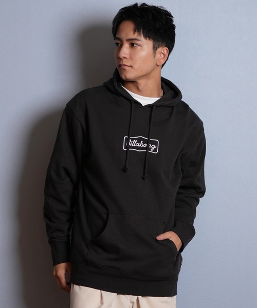 BILLABONG（ビラボン）の「BILLABONG/ビラボン プルオーバー/パーカー バックデザイン サガラ刺繍 BF012-007（パーカー・メンズ・ブラック/クリーム/グリーン・L/M/XL）」の4枚目の写真