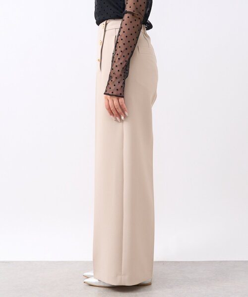 La boutique BonBon(ラブティックボンボン)の「【今すぐお届!miki監修・4サイズ展開あり】ダブルクロスマリンパンツ(スラックス・レディース・オフホワイト/ネイビー/グレイッシュベージュ・PS/34/38/36)」の7枚目の写真