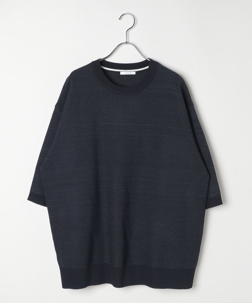 BAYFLOW（ベイフロー）の「[セットでお得!]ニットレイヤードプルオーバー（ニット/セーター・メンズ・グレイッシュベージュ/ネイビー・MEDIUM/LARGE）」の3枚目の写真