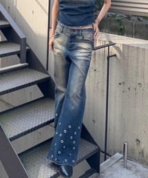 パンツ ACLENT Damage denim short pants パンツ｜ACLENT（アクレント）